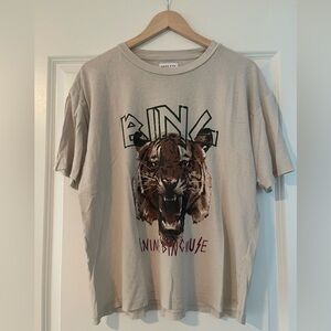 Anine Bing Cream Graphic T-Shirt